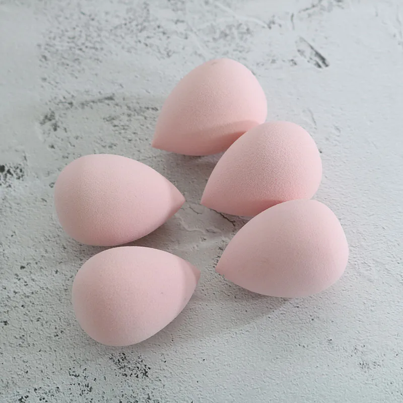 5pcs puff Капля воды, спонж для макияжа, блендер, пуховка для лица, безупречная пудра, BB крем, косметическая пуховка, растушевка, основа, макияж, инструмент YA324 - Цвет: 5pcs puff