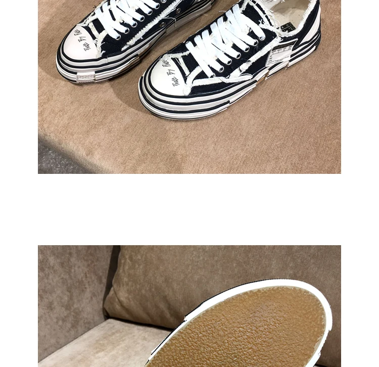 Buono Scarpe/парусиновые кроссовки на платформе для мужчин и женщин; Повседневные кроссовки для пар; Модная брендовая женская обувь; кроссовки с кисточками; большие размеры; 44EU