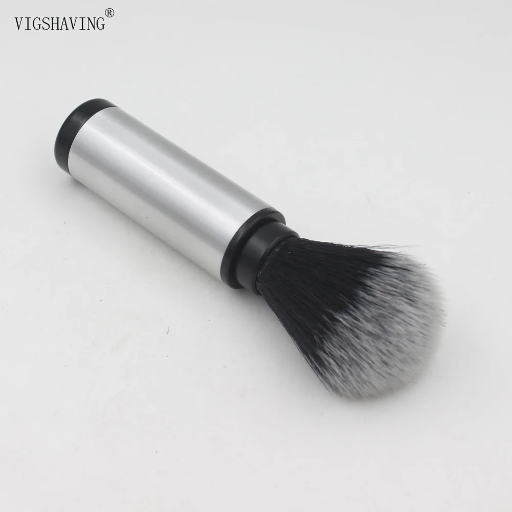 VIGSHAVING черные синтетические волосы Алюминиевые путешествия бритья кисти