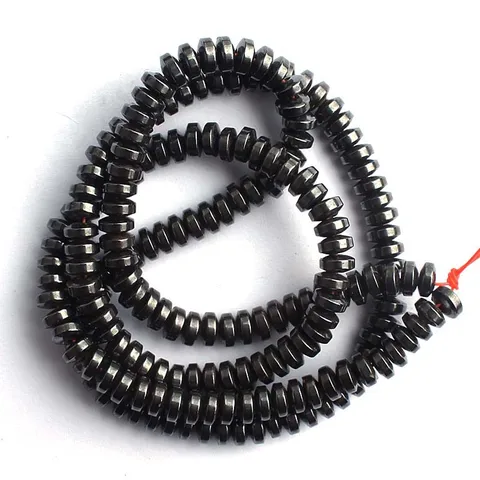 ГМB724 Гематитовые бусины 4x2 мм 180 шт