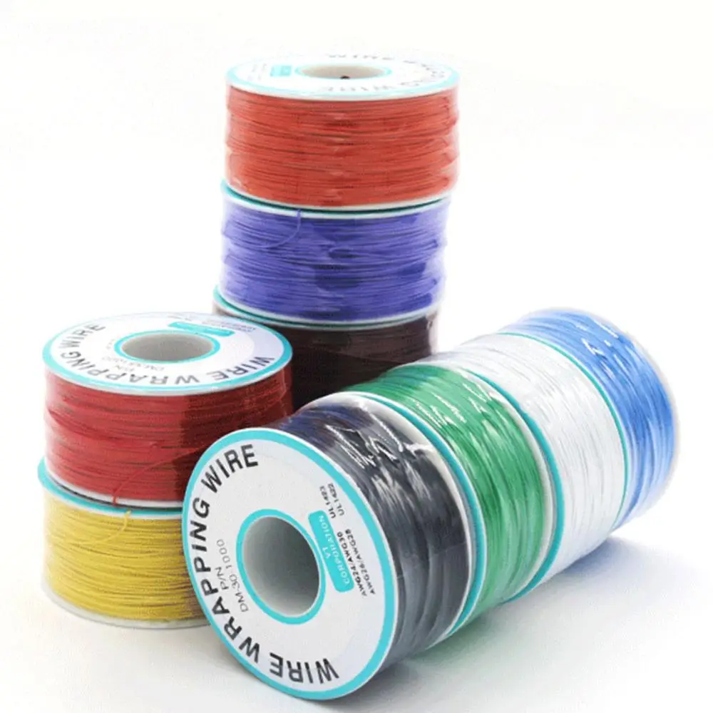 10 цветов 250 м/лот 30 AWG оберточный провод одножильный медный кабель Ok электрический