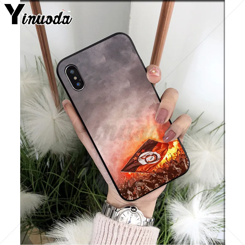 A14 Yinuoda Турция Galatasaray SK Mustafa Kemal Ataturk силиконовый мягкий ТПУ чехол для телефона для iPhone 8 7 6 6S Plus X XS MAX 5 5S SE XR - Цвет: A14