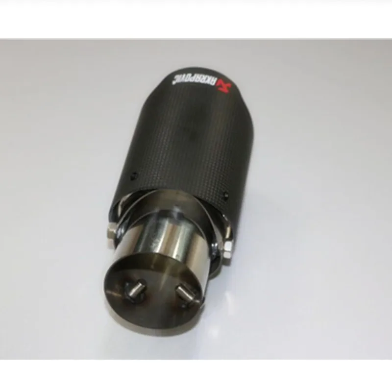 1 шт. универсальные наконечники Akrapovic выхлопная труба из углеродного волокна модифицированная для Ford тoyota Renault Opel автостайлинг аксессуары