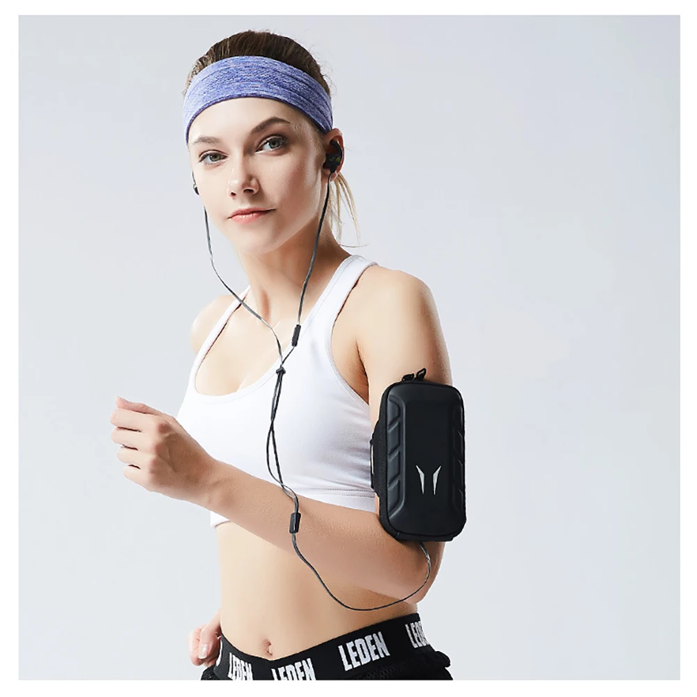 Беговая наручная Сумочка 6 дюймов ткань на основе лайкры впитывает пот и