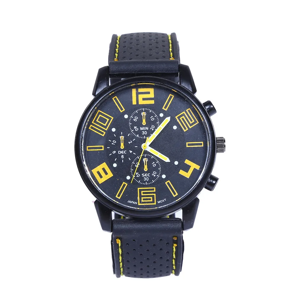 1 шт. мужские модные спортивные часы из нержавеющей стали лучший бренд роскошные