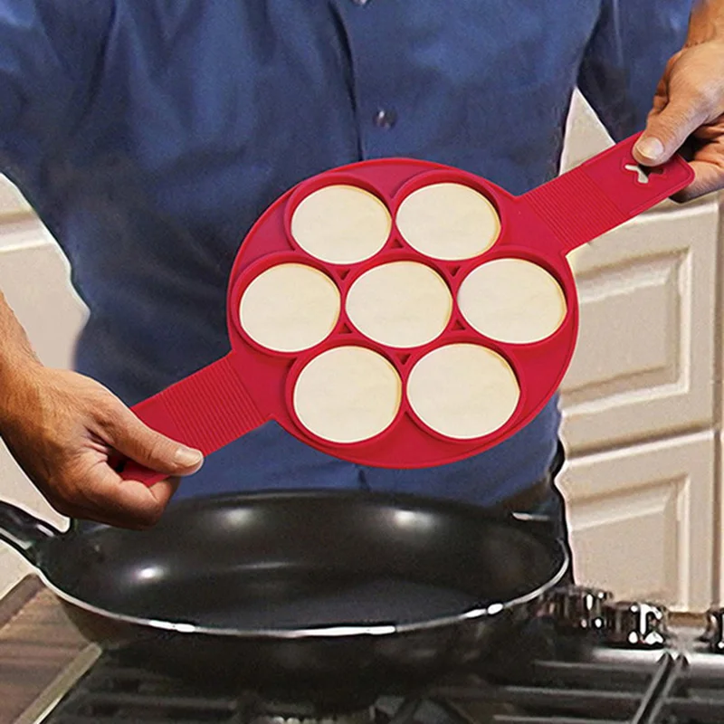 Silicone Maker Egg Omelet Cooking Tools Kitchen Gadgets Panicakes Fast& Easy Way to Make Gift | Дом и сад