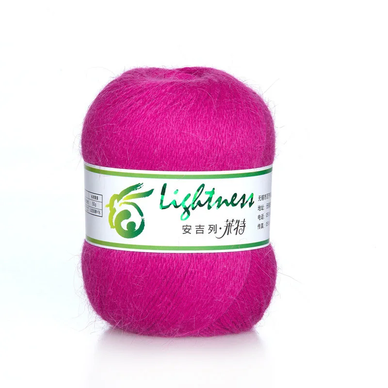 100g/Bag Soft Long-haired Rabbit Velvet Ultra-soft Baby-skin-specific Hand-knitted Sweater Crochet Wool Yarn For Knitting Thread | Дом и сад