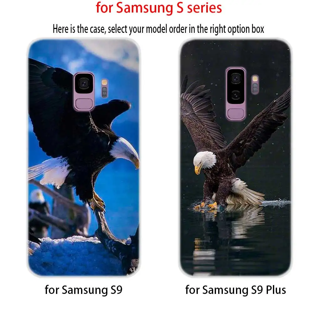 Мягкий силиконовый чехол для Samsung S30 S20 S11 S10 S9 S8 Plus lite 11e 10e Uitra S7Edge Орел на