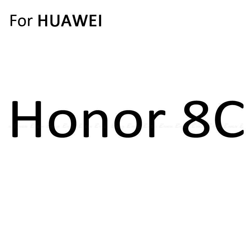 For Honor 8C Прозрачный силиконовый чехол для телефона для HuaWei Honor 9X 8A 8C 8X8 S 7A 7C фотоаппаратов моментальной печати 7S 7X7 6C 6A 6X8 V9 Pro Play 3 3e Max глобальной Мягкий ТПУ чехол с мультипликационным рисунком - Цвет: For Honor 8C