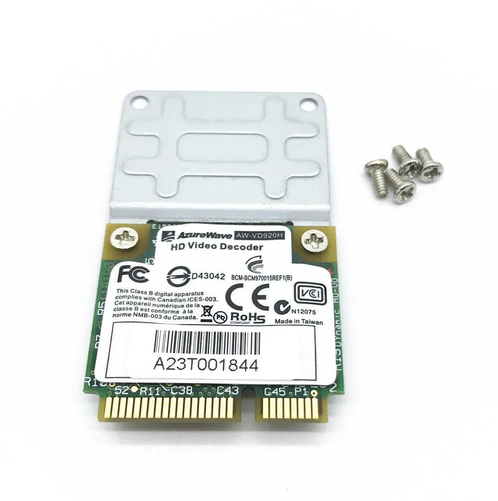 5 шт./компл. Новый Broadcom BCM970015 70015 Crystal HD видеодекодер мини PCI E адаптер 1080p AW VD920H|3G