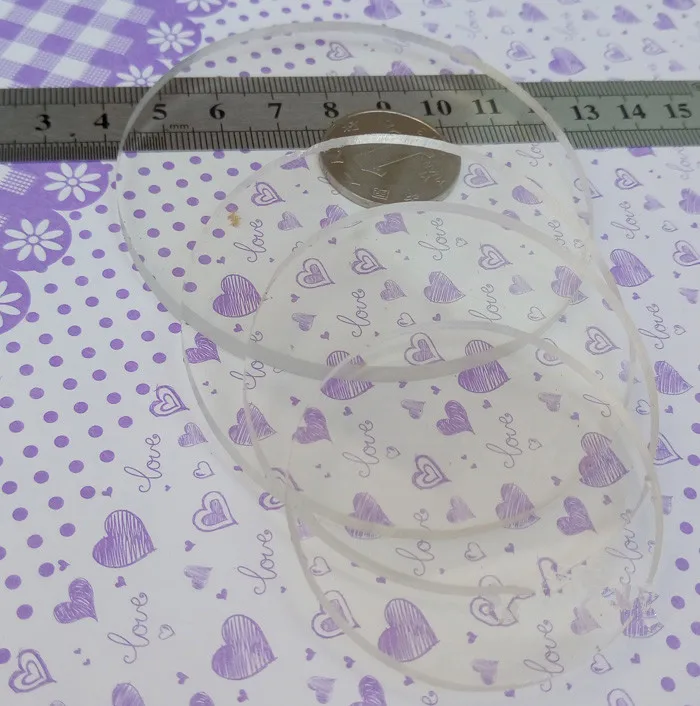 Прозрачная акриловая пластина 4 шт./компл. для отжима грязи прозрачная Базовая