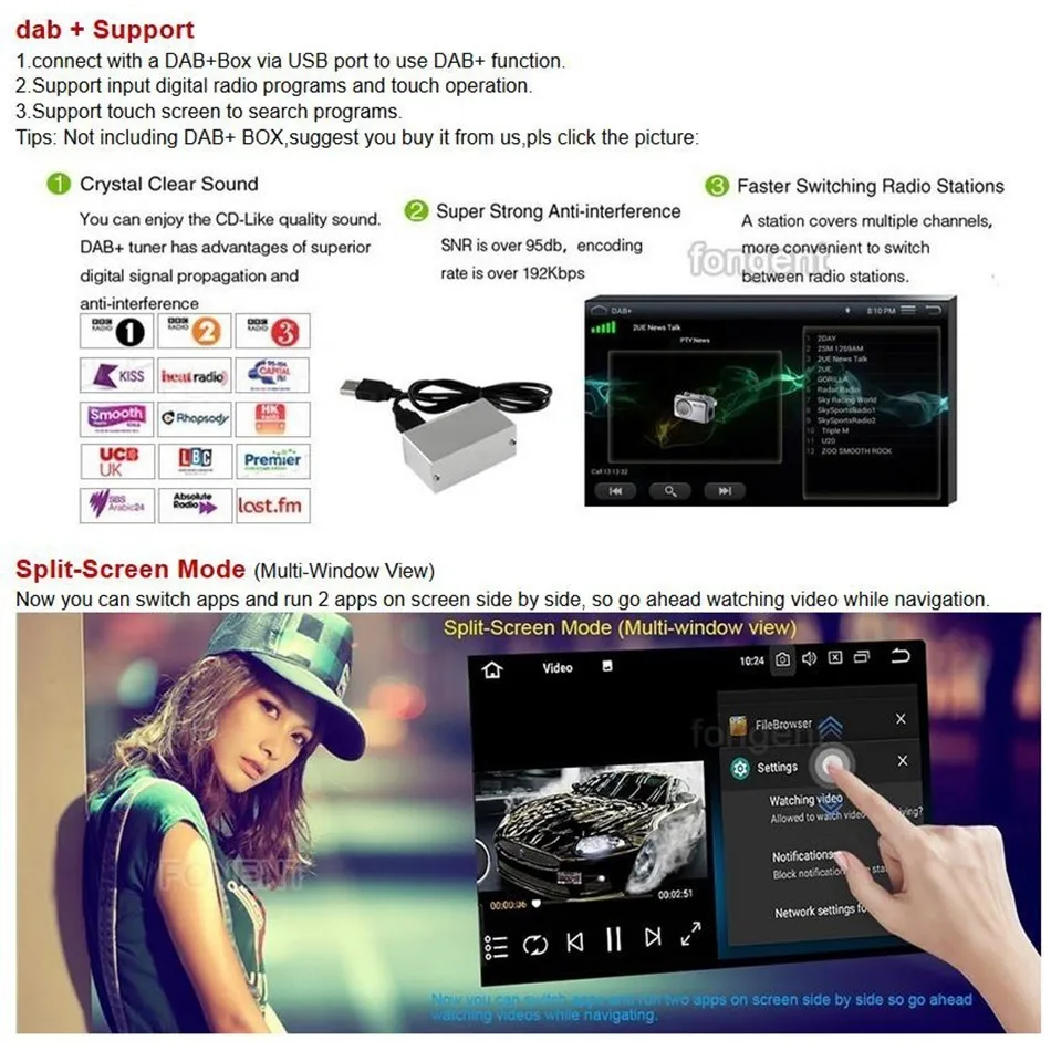 Автомобильный мультимедийный плеер с сенсорным Ips экраном 10 2 дюйма на базе Android 9 0