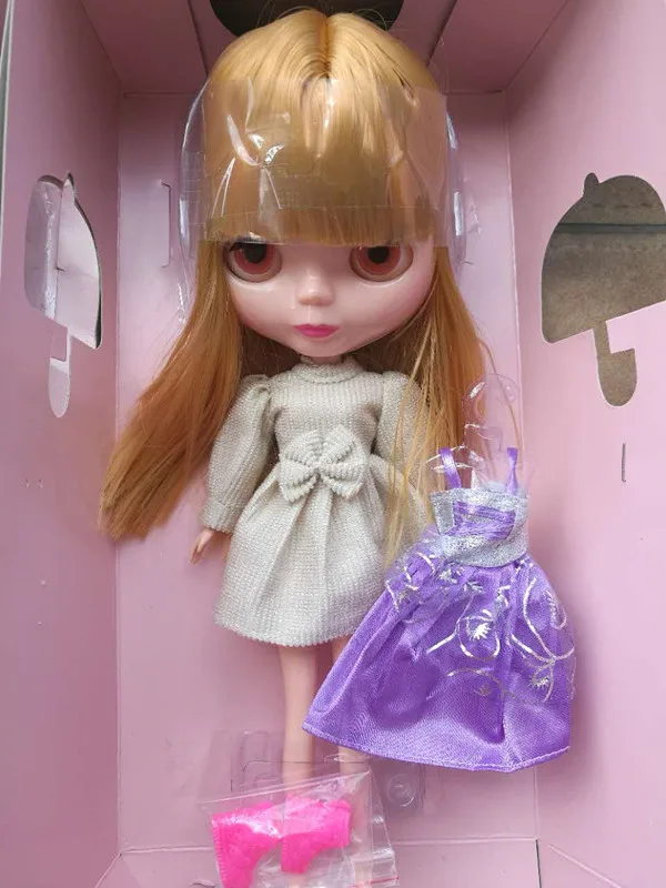 Кукла Blyth change для макияжа кукла ICY Обнаженная с 2 комплектами одежды + обуви