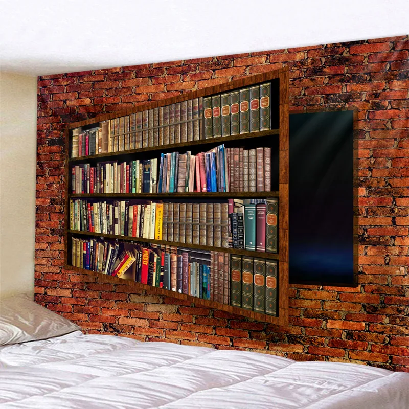 

Neat Bookshelf Beautiful Mandala Tapestry Wall Hanging Beach Towel,Home Decor Tapestries Living Room Bedroom Couch Blanket