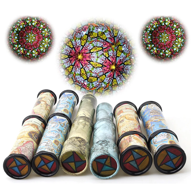 

Colorful 21/27/30CM 2/3 Joints Maginative Cartoon Rotation Classic Kaleidoscope Kids Fancy Gift Early Childhood Educational Toys