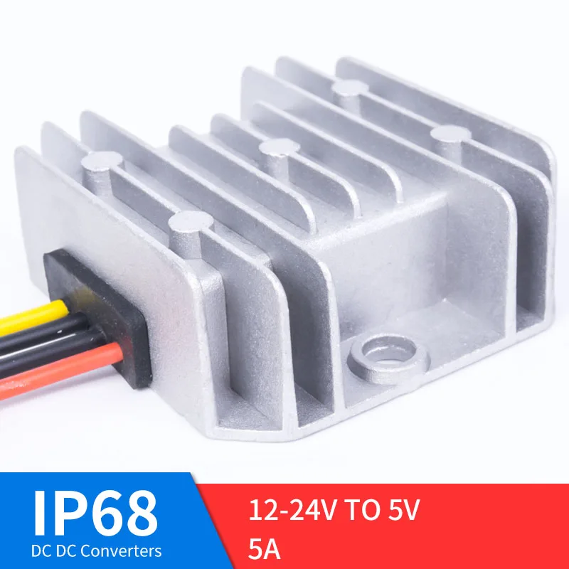 DC 12-24V TO 5V 5A Power High Quality Converter Step-Down Regulator for Automot | Обустройство дома
