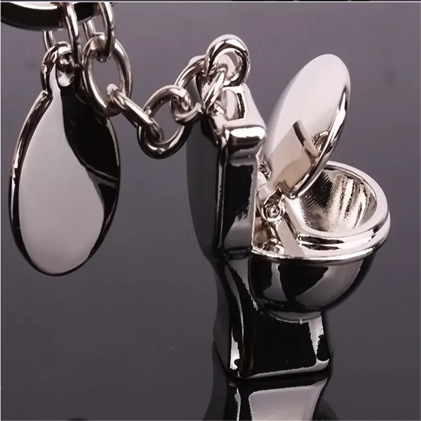 Новинка 2017 Модный повседневный мужской подарок для девочек брелок с унитазом