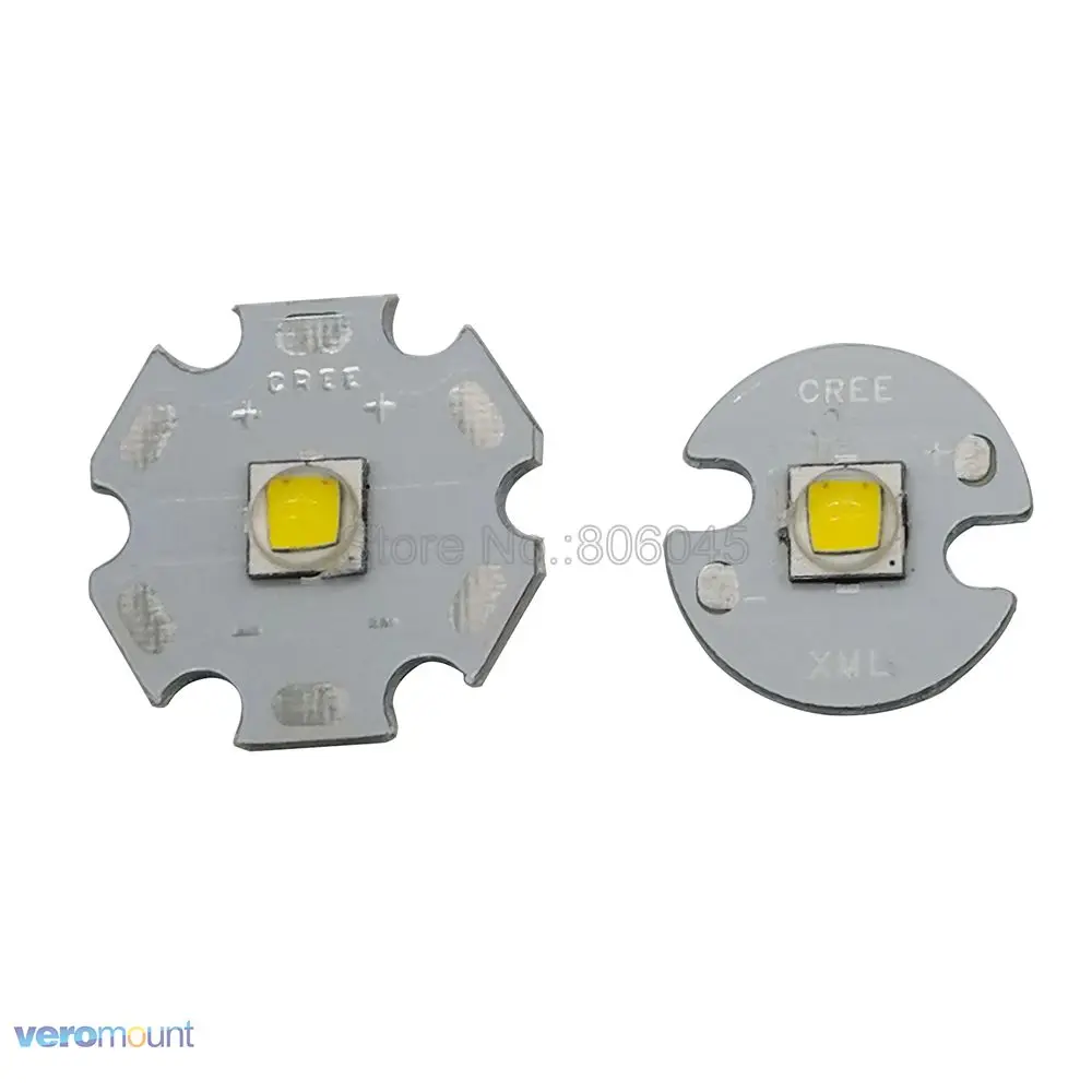 Светодиодный излучатель Cree XML2 10 Вт холодный белый нейтральный теплый 16 мм 20 PCB +