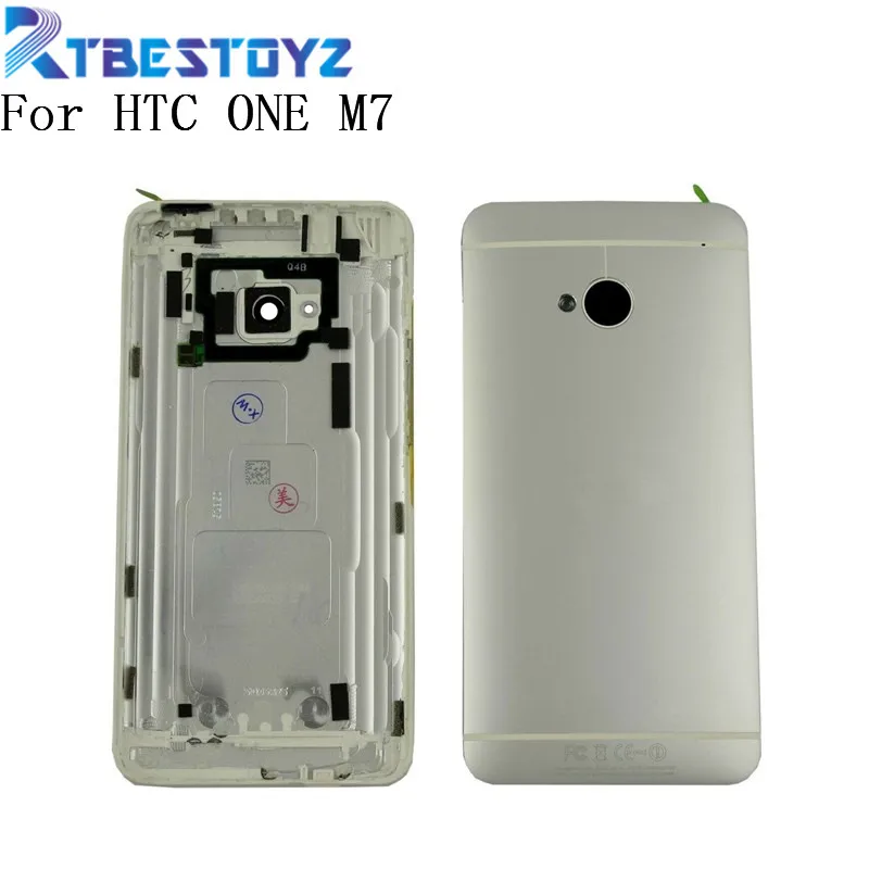 Задняя крышка для HTC ONE M7 801e 801n 801s задняя батарейного отсека чехол с кнопкой