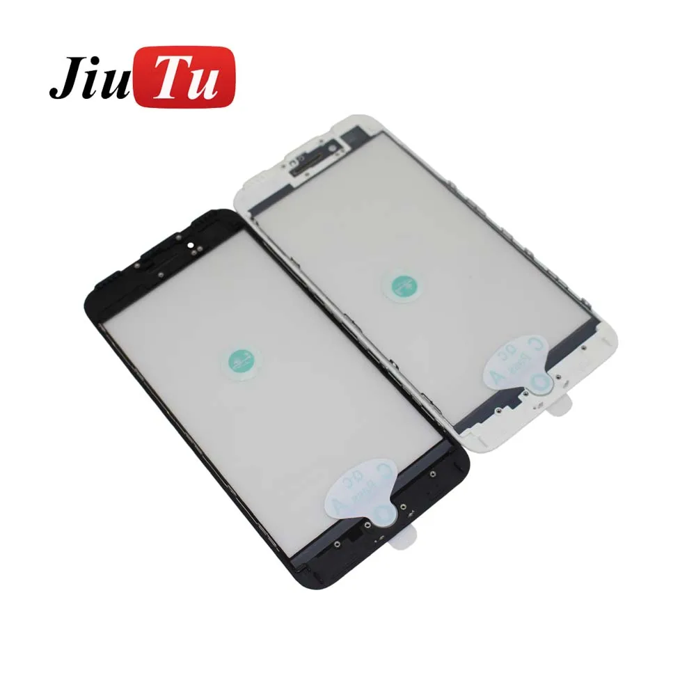 10 шт. Оригинальное Сенсорное Переднее стекло + рамка для холодного пресса OCA