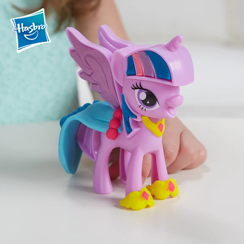 Hasbro play-doh модное платье принцессы из мультфильма «Мой маленький пони» Twi светильник блеск и редкость светильник мягкий пластилин плей до Развивающая игрушка «сделай сам»