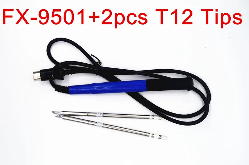 Наконечники NOVFIX T12 с ручкой 9501 для паяльной станции Hakko FX951 950, 2 шт. (art.: 7acc0395c) - 7acc0395c