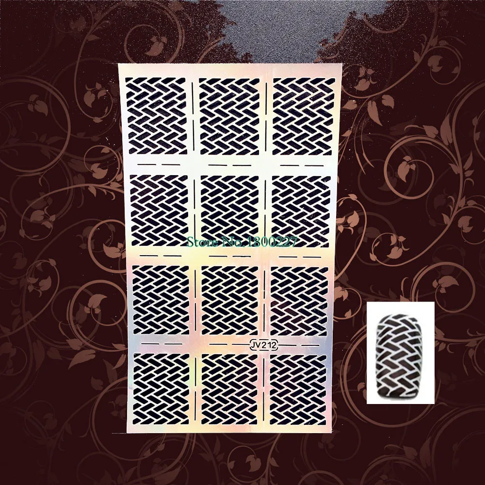 1 шт. сексуальная пантера лазерная Голография наклейка для дизайна ногтей