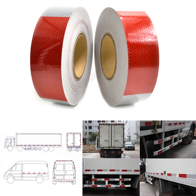 50 мм * 25 м светоотражающая лента для украшения автомобиля мотоцикла|reflective tape|tape for