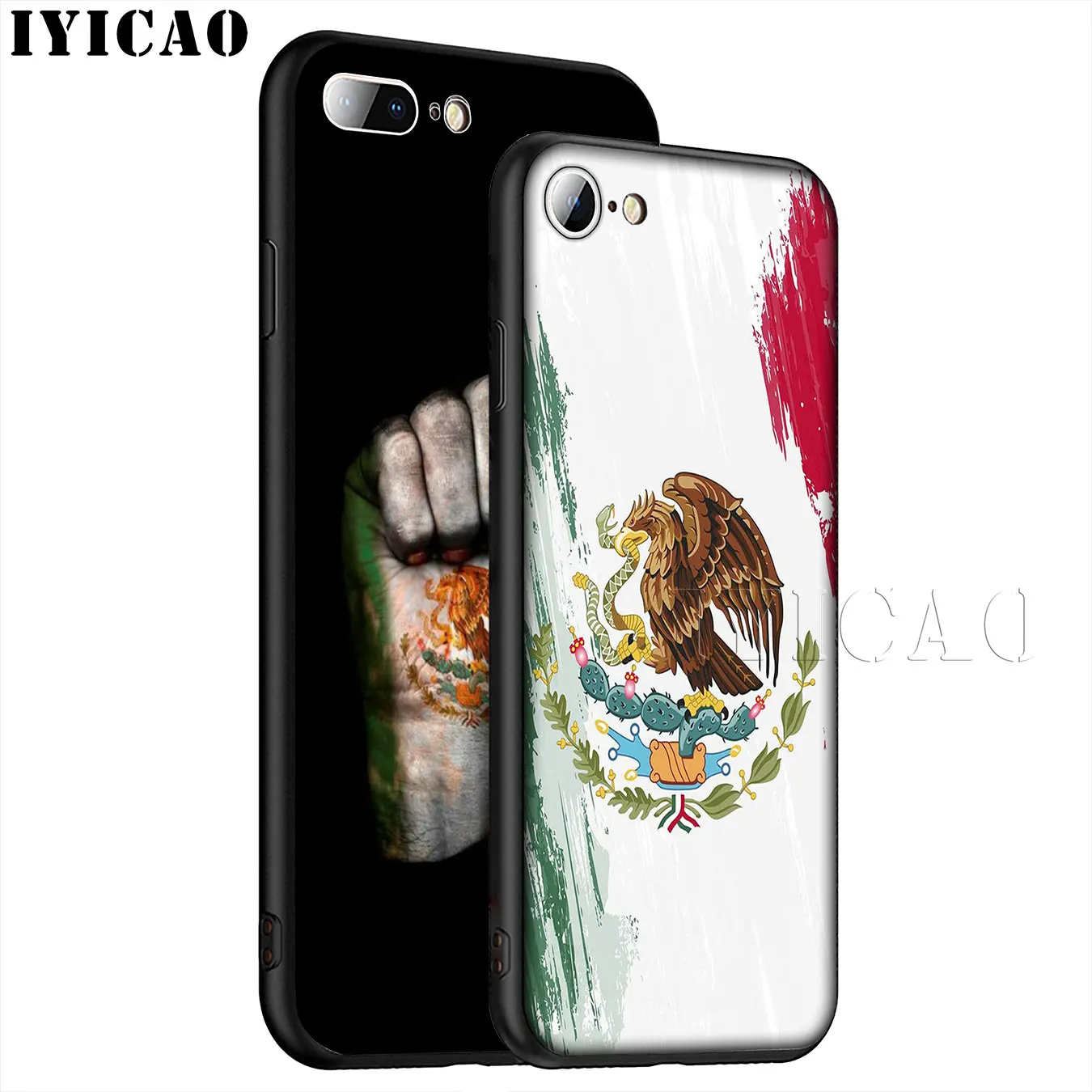 IYICAO черный высококачественный мягкий силиконовый чехол для iPhone XR X XS 11 Pro Max 6 6S 7 8