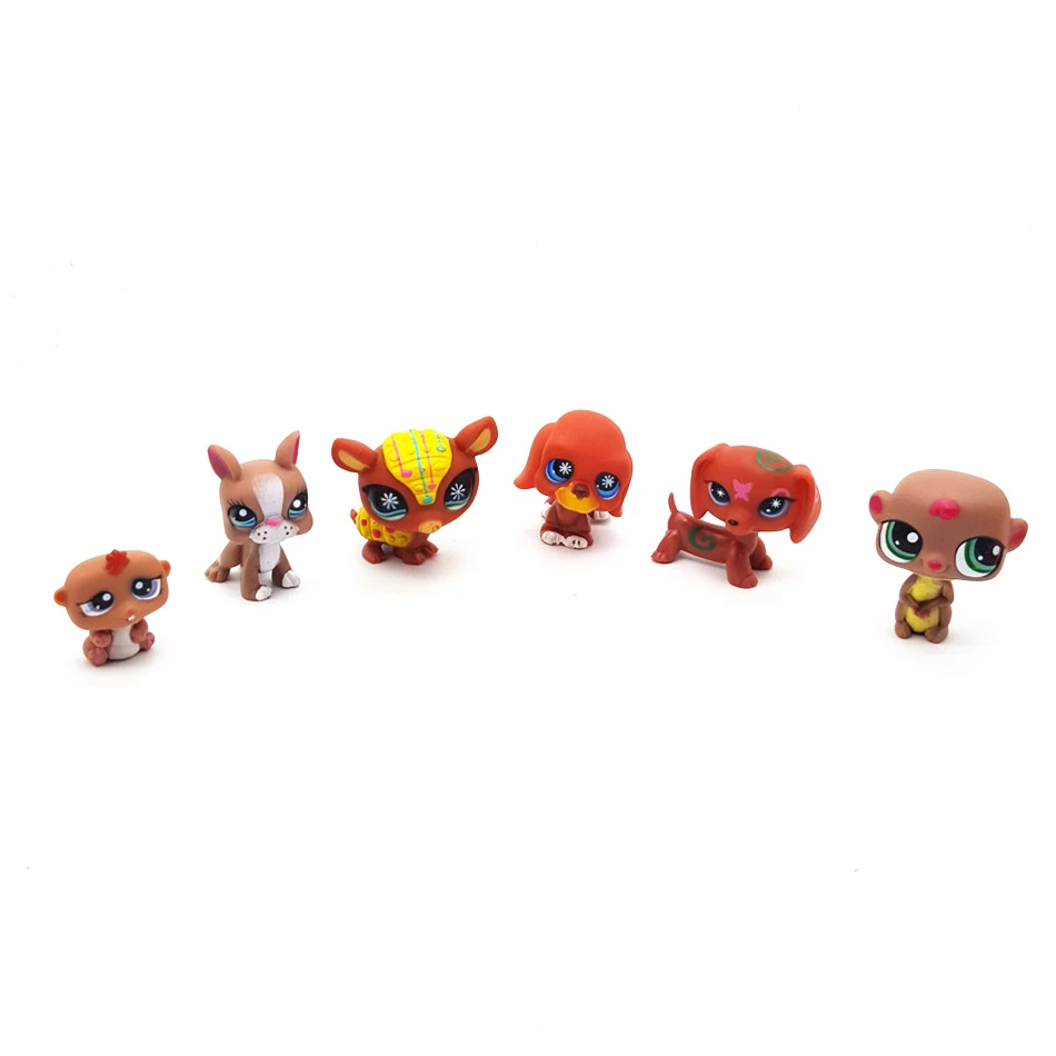 SAINTGI 20 штук Little Pet Shop LPS случайный Стиль игрушки Кот фильм фигурки мини ПВХ 4 6 см