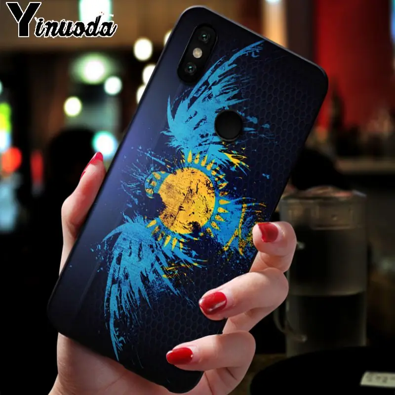 Чехол Yinuoda с казахским флагом для сотового телефона xiaomi redmi 7 5plus 6pro 6a 4x go note5 note7