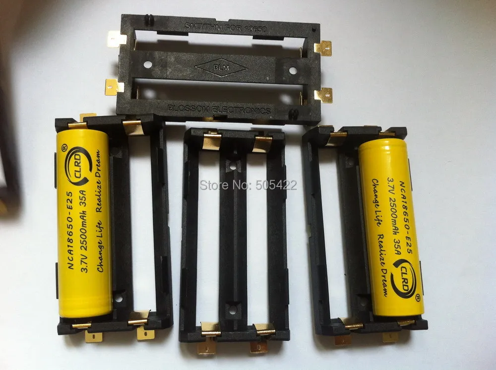 Electronics 1048 Dual 18650 Battery Holder SMT/SMD battery holder |