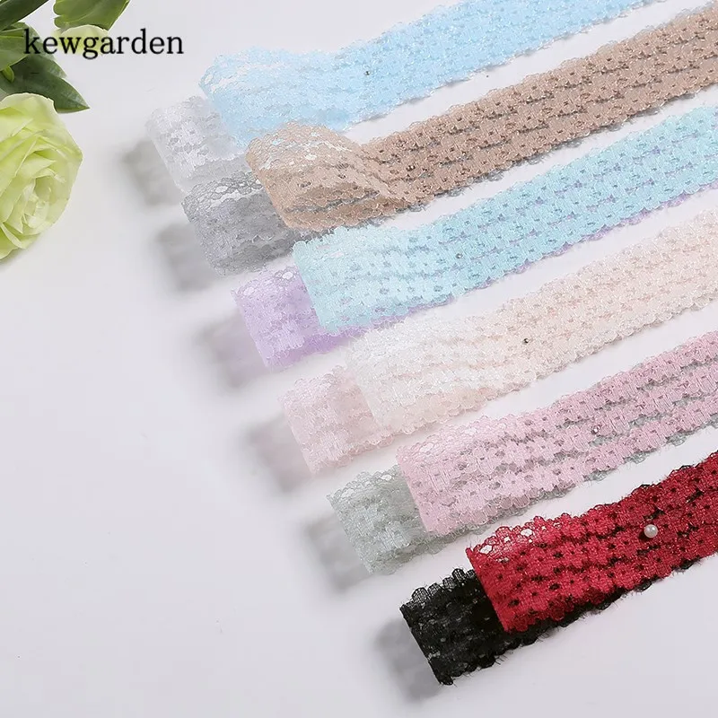 Kewgarden DIY аксессуары для волос бант кружевная лента вручную изготовленная 30 мм 3 см