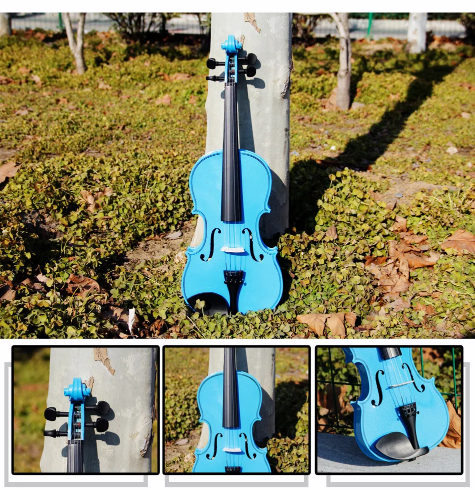Скрипка высокого качества, скрипка 1/4 3/4 4/4 1/2 1/8, чехол для скрипки, скрипка o blue