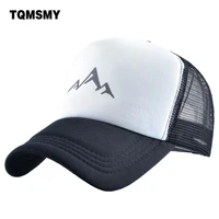 tqmsmy summer mountain breathable baseball hat men and women baseball cap casual mens trucker hat adjustable snapback hat tma67