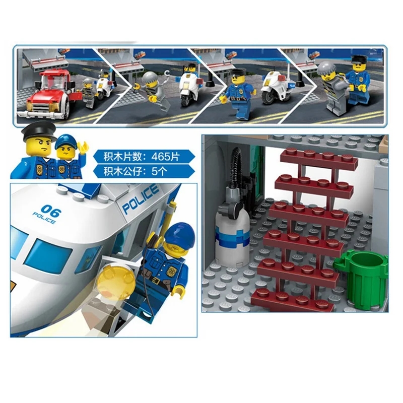GUDI модели Здание игрушка Совместимость с LEGO Лего Legos Конструктор G9318 465 блок Блоки