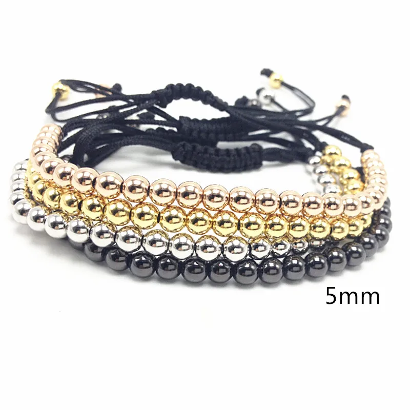 Браслеты мужские и женские круглые из серебристого золота 5 мм 1 шт.|bracelet red|bracelet