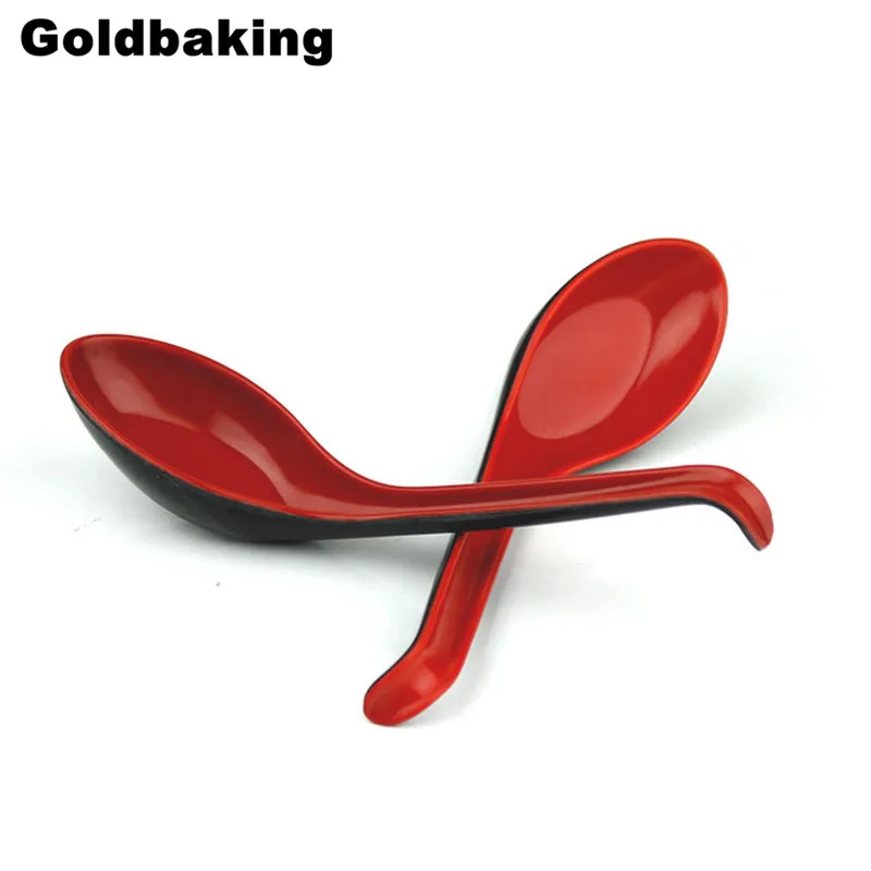 

12 Pieces Chinese Melamine Ladle Style Soup Spoon