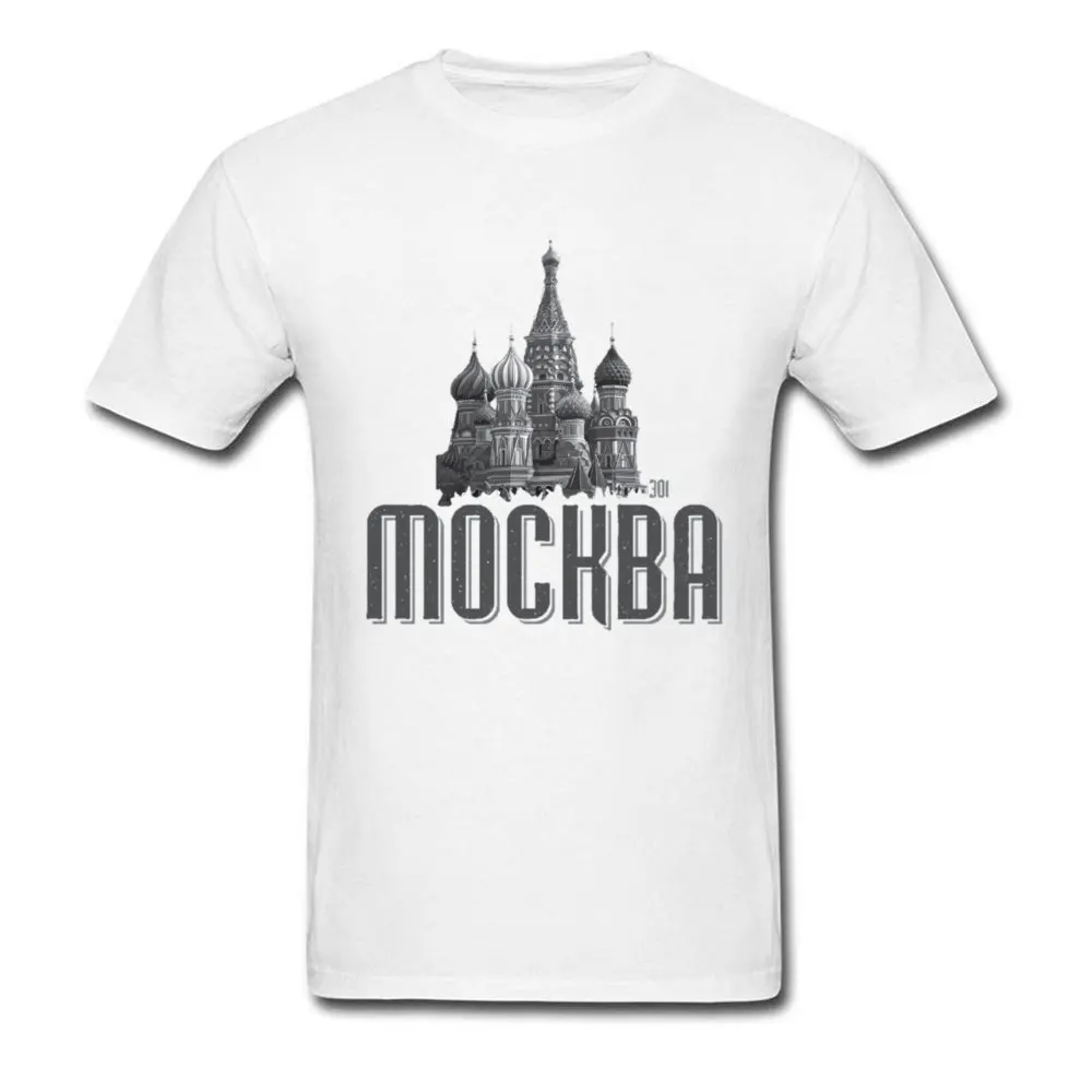 Мужская серая футболка Mockba футболки Москвы классические топы с принтом зданий