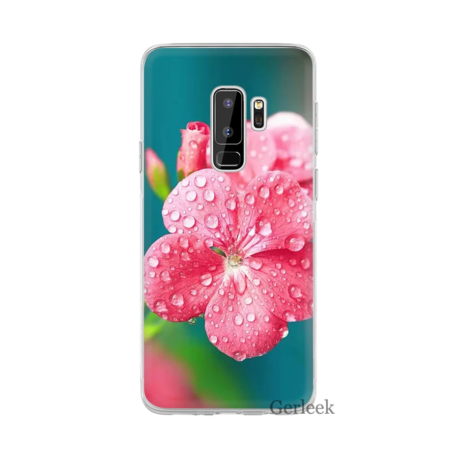Каменный Замок цветок пара чехол для телефона Samsung Galaxy A5 A6 A8 J3 J5 J7 2015 2016 2017
