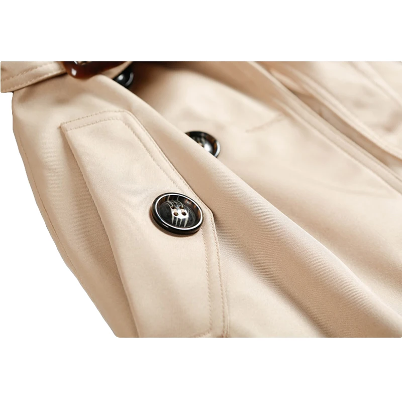 2017 Spring Autumn Fashion Loose Windbreaker Coats Women's Elegant Overcoat Double Breasted Belted Slim Long Trench Coat B20 | Женская