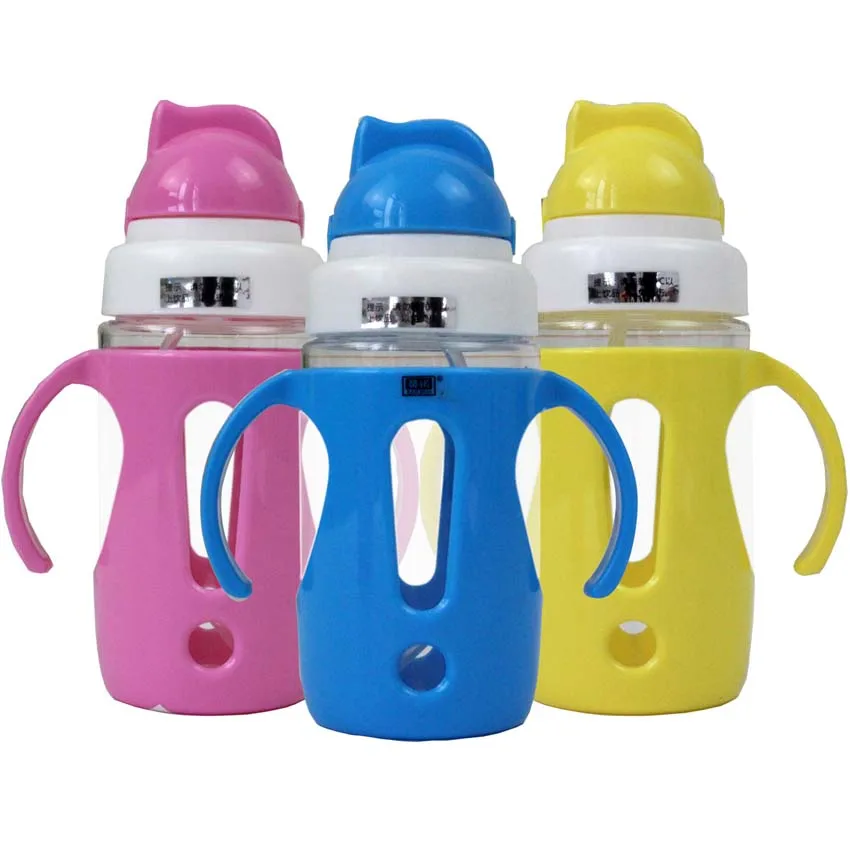 Питьевая Посуда для детей бутылочки воды детские чашки с питьевой соломинкой