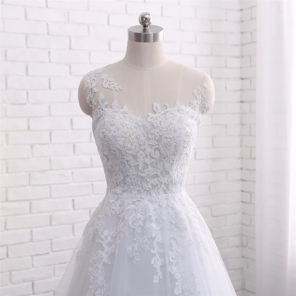 2018 Новое поступление Свадебные платья Vestido de Noiva ТРАПЕЦИЕВИДНОЕ свадебное платье