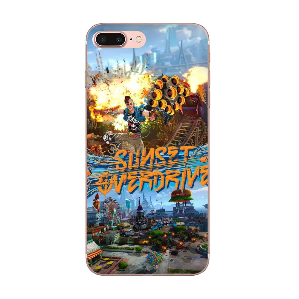 Мягкий чехол для телефона Game Sunset Overdrive Huawei Honor 4C 5A 5C 5X 6 6C 6A 6X 7 7X 8 9 V8 V10 Y3II Y5II Y6II G8 P7 Play