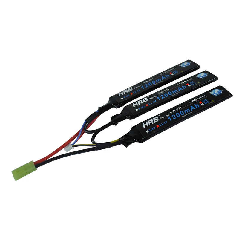 HRB 3S RC Lipo батарея 11 1 В 1200 мАч 25C 50C AKKU для мини страйкбольного пистолета модель