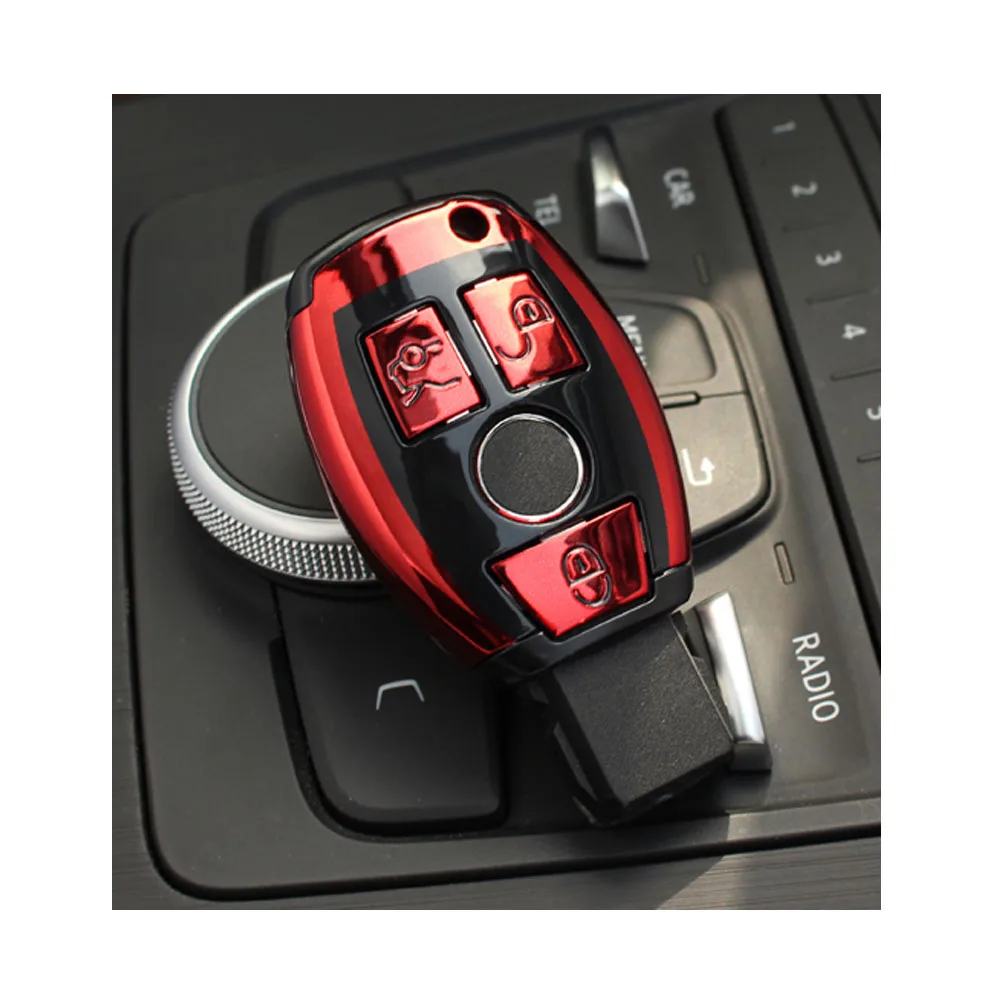ABS Car Remote Key Shell Case Cover for Mercedes Benz C Class W205 E W212 A B S GLC GLA GLK Accessories | Автомобили и мотоциклы