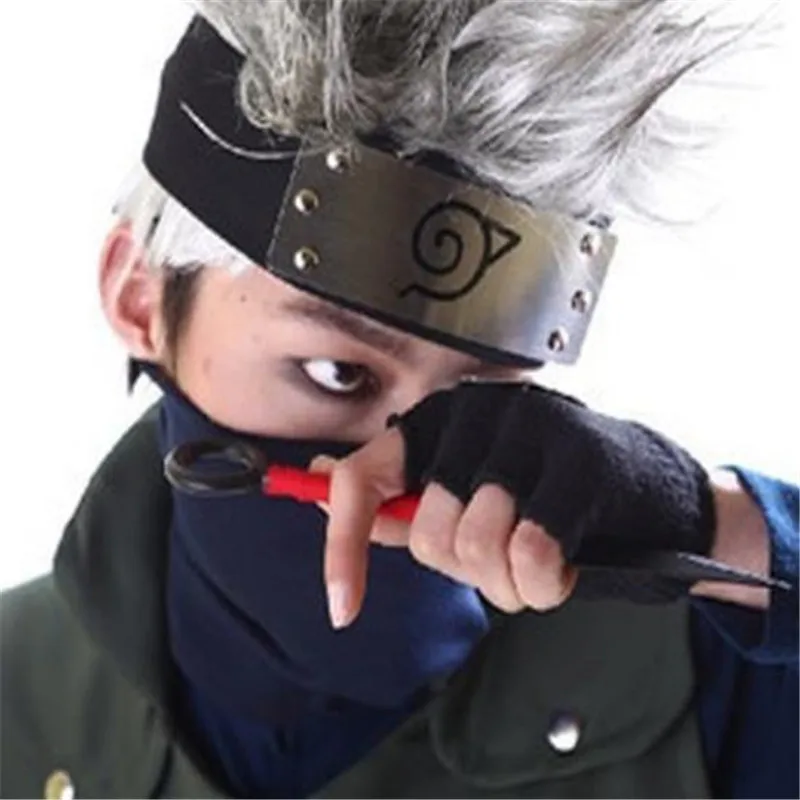 Наруто Аниме Косплей Узумаки Наруто konohagakurenosato Akatsuki повязка на голову пояс для волос Набор Хэллоуин Рождественский костюм для мужчин Дети