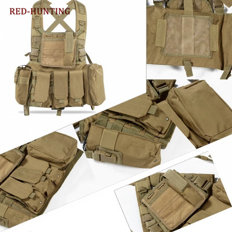 USMC Тактический боевой Molle rrrv нагрудный ремень для пейнтбола страйкбол жилет с