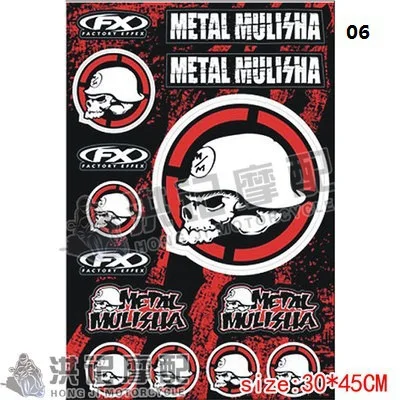 Бесплатная доставка для металла MULISHA всего мотоцикла оригинальные декоративные