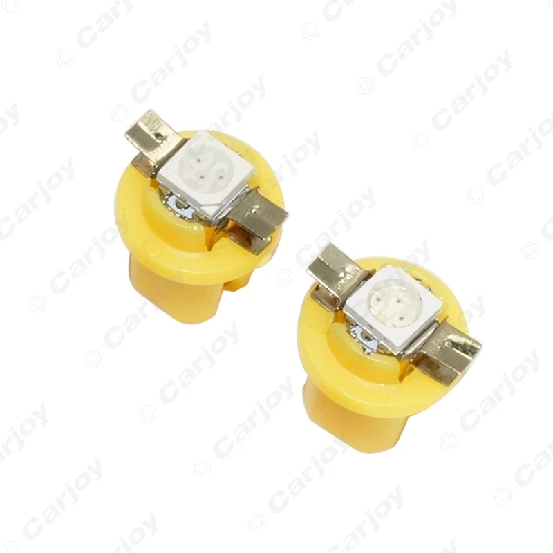 LEEWA 5 шт. автомобиля 12V B8.5d/BX8.5d/BAX10d 1SMD 5050 датчик приборной панели светодиодный